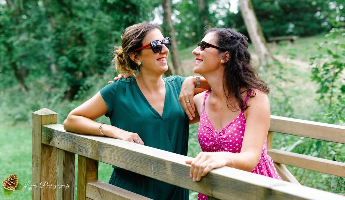👭 Portrait de Sœurs : Mathilde et Laurence au Bois de Fontaine Mathilde et Laurence