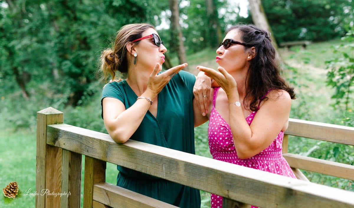 👭 Portrait de Sœurs : Mathilde et Laurence au Bois de Fontaine Mathilde et Laurence