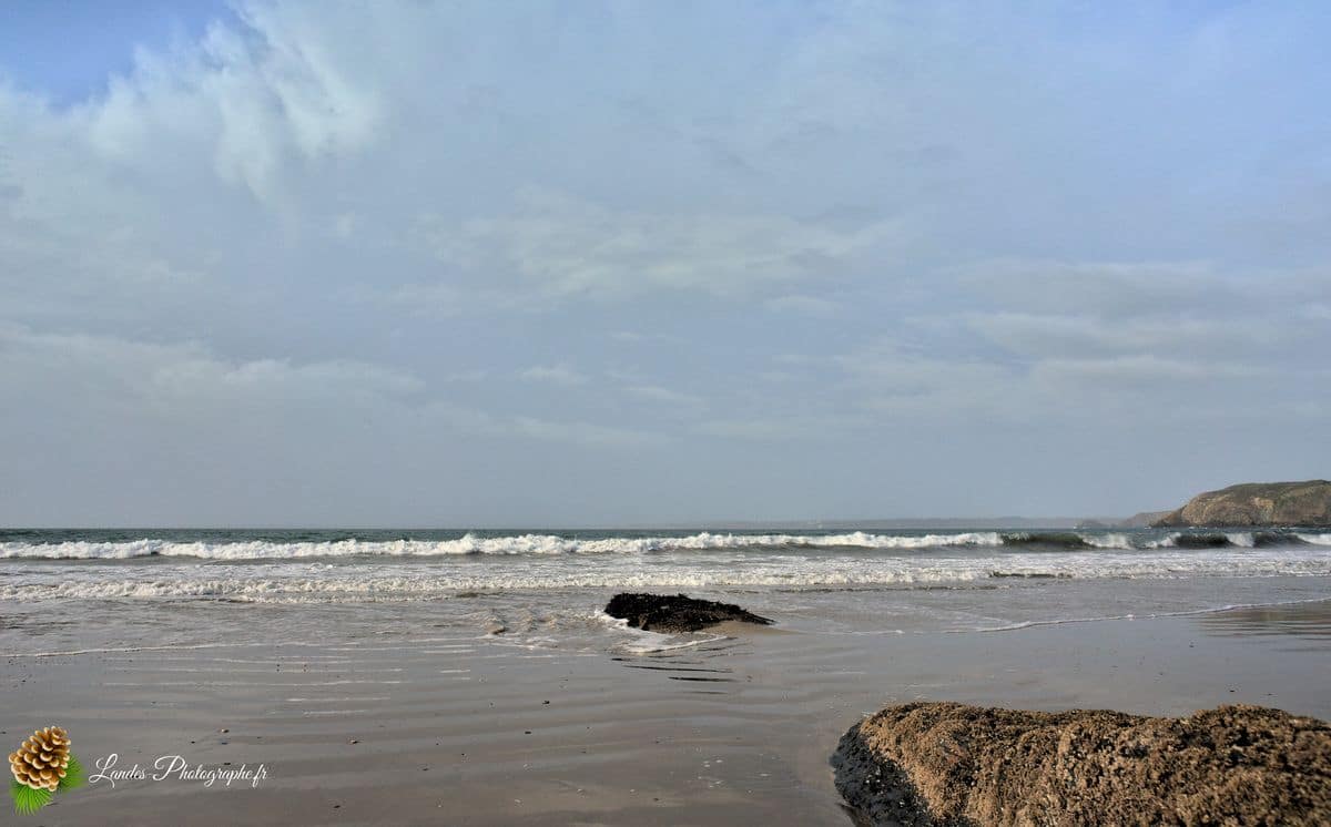 🌪️ Plage de Trez Rouz après la Tempête Claudio Plage de Trez Rouz après le passage de la tempête Claudio