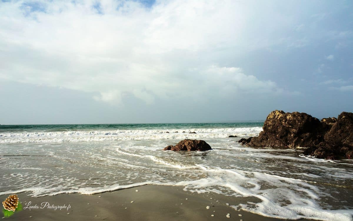 🌪️ Plage de Trez Rouz après la Tempête Claudio Plage de Trez Rouz après le passage de la tempête Claudio