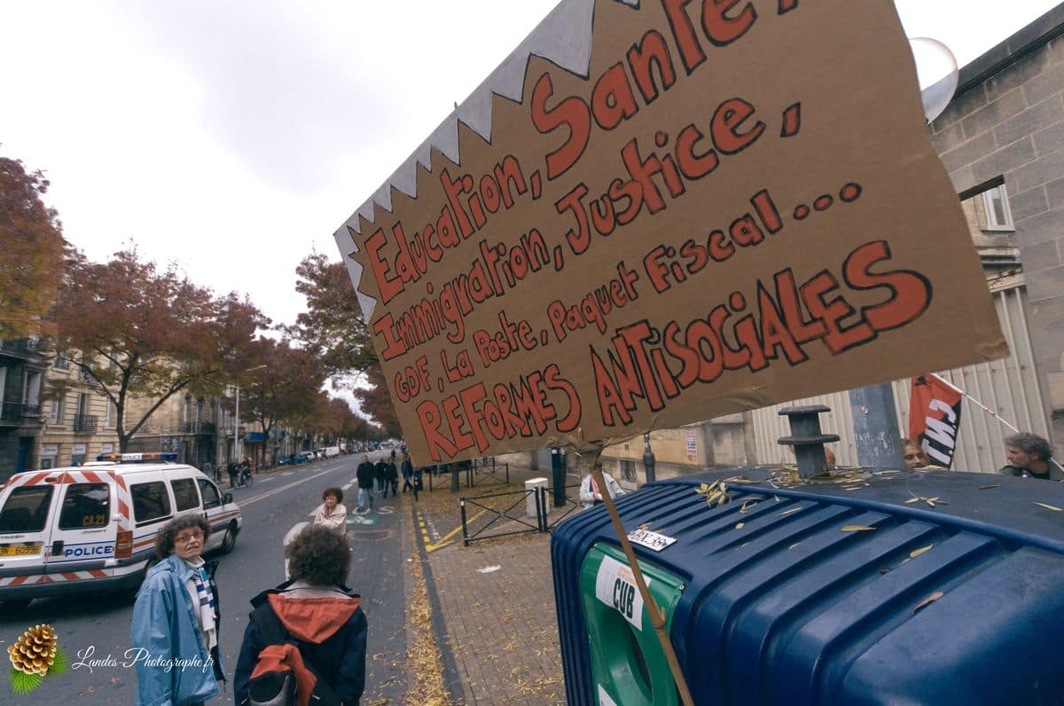 ✊ Manifestation contre la Réforme des Retraites à Bordeaux Manifestation contre la réforme des retraites