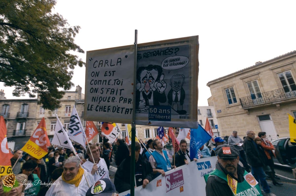 ✊ Manifestation contre la Réforme des Retraites à Bordeaux Manifestation contre la réforme des retraites