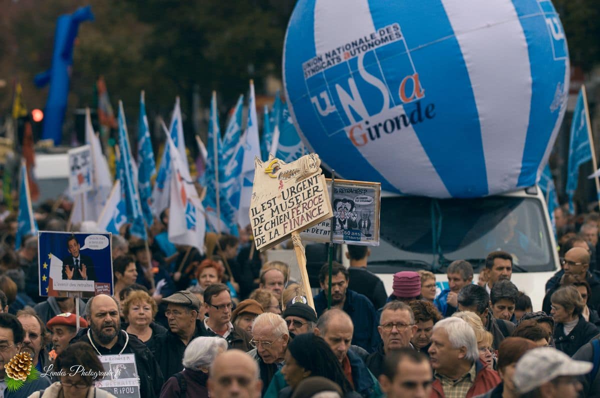 ✊ Manifestation contre la Réforme des Retraites à Bordeaux Manifestation contre la réforme des retraites
