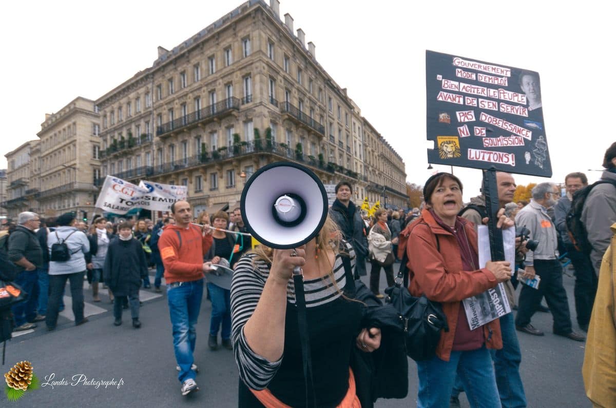 ✊ Manifestation contre la Réforme des Retraites à Bordeaux Manifestation contre la réforme des retraites