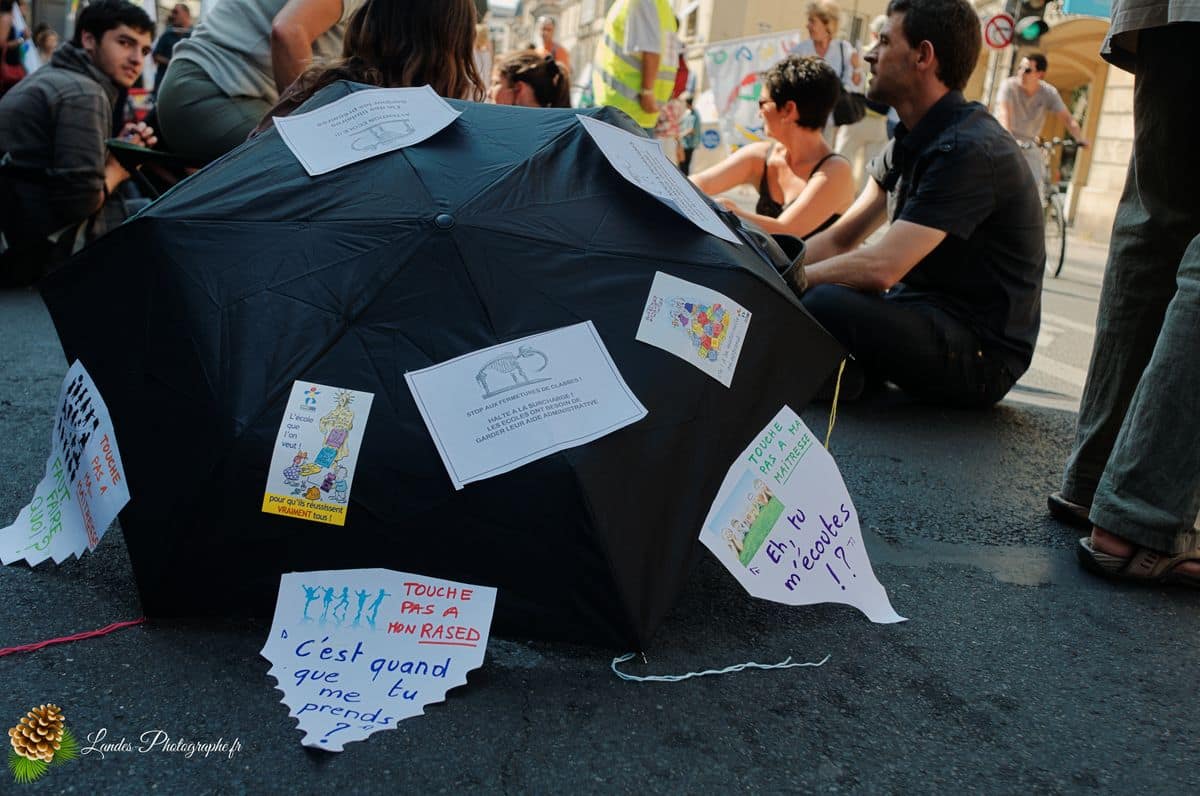 📢 Reportage pour Corbis/Getty Images : Journée d’Action de l’Enseignement à Bordeaux Journée d’action de l’enseignement