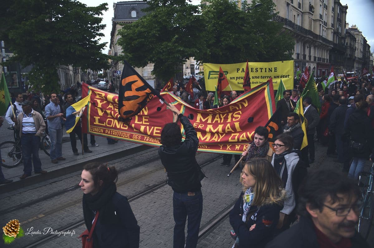 📰 Reportage pour Corbis-Images : Couverture de la Manifestation du 1er Mai 2013 à Bordeaux Manifestation du 1er Mai 2013 à Bordeaux