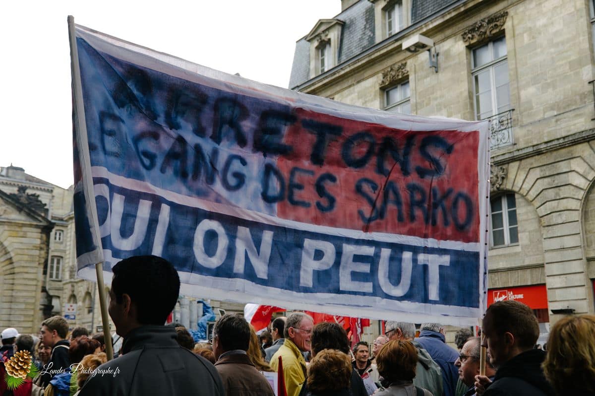📰 Photojournalisme : Couverture de la Manifestation du 1er Mai à Bordeaux Manifestation du 1er Mai 2009