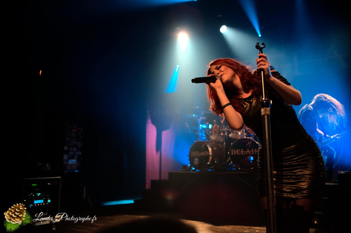 👑 Élégance et Puissance : Delain à la Rock School Barbey Delain à la Rock School Barbey de Bordeaux