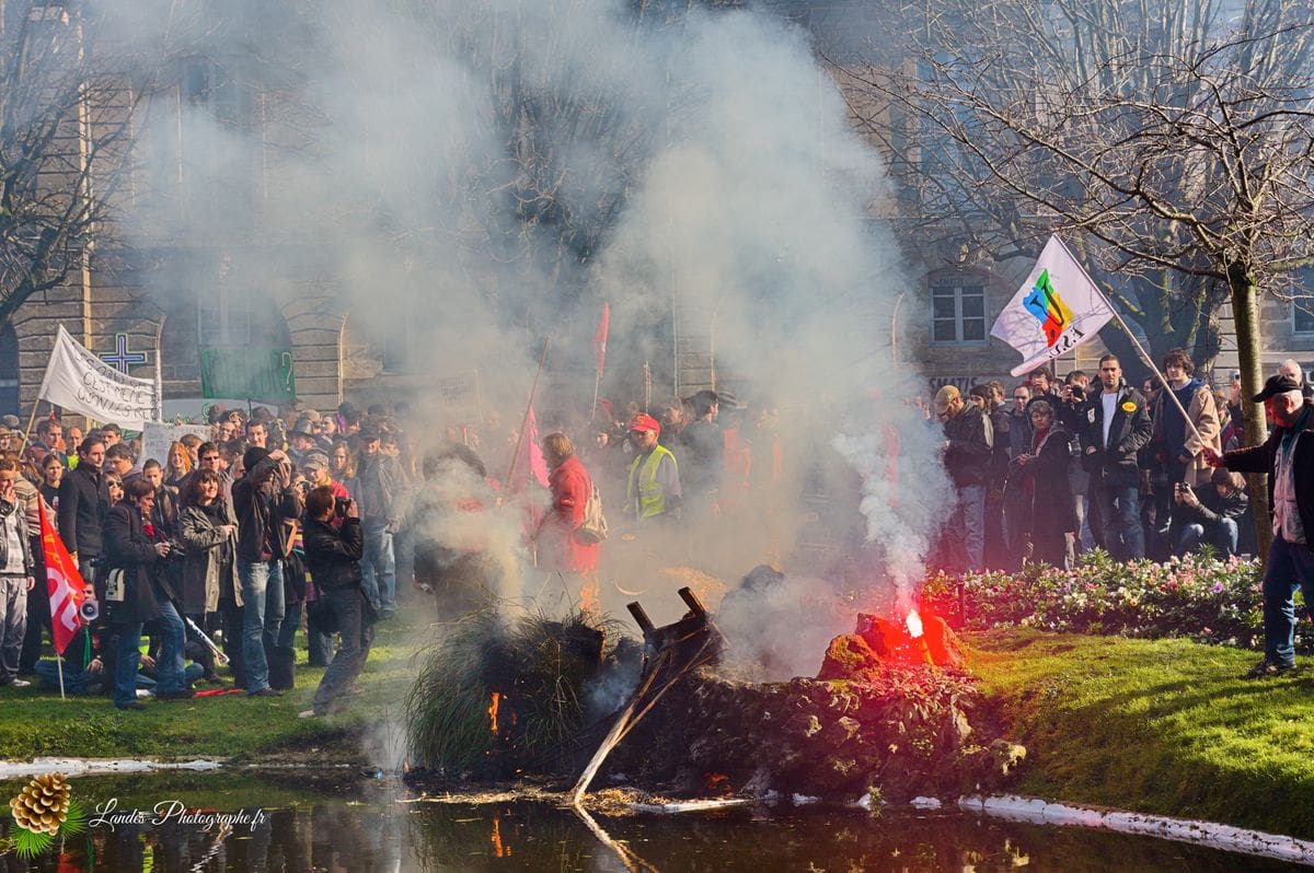 ✊ L'Instant Social : Reportage de Manifestation Générale à Bordeaux pour Corbis Manifestation générale à Bordeaux