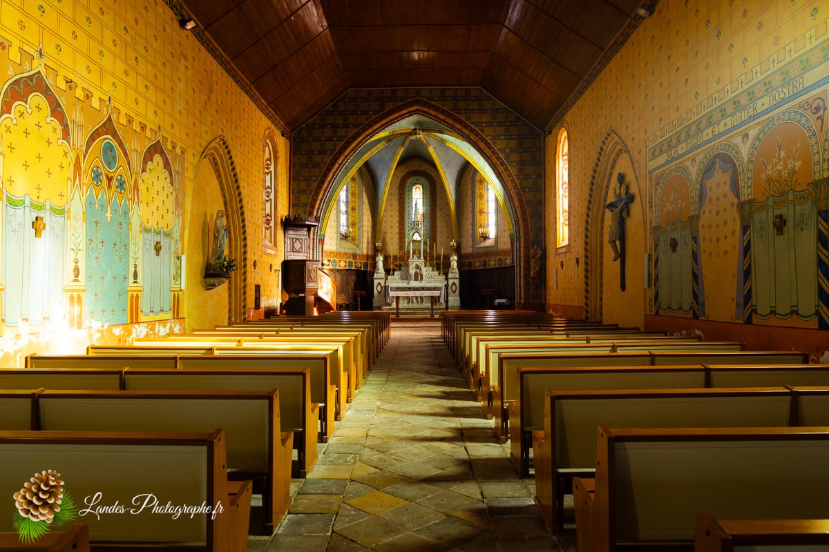🛡️ L'Église Saint-Jean-Baptiste de Saint-Jean-de-Marsacq : Forteresse de Prière Eglise Saint-Jean-Baptiste à Saint Jean de Marsacq