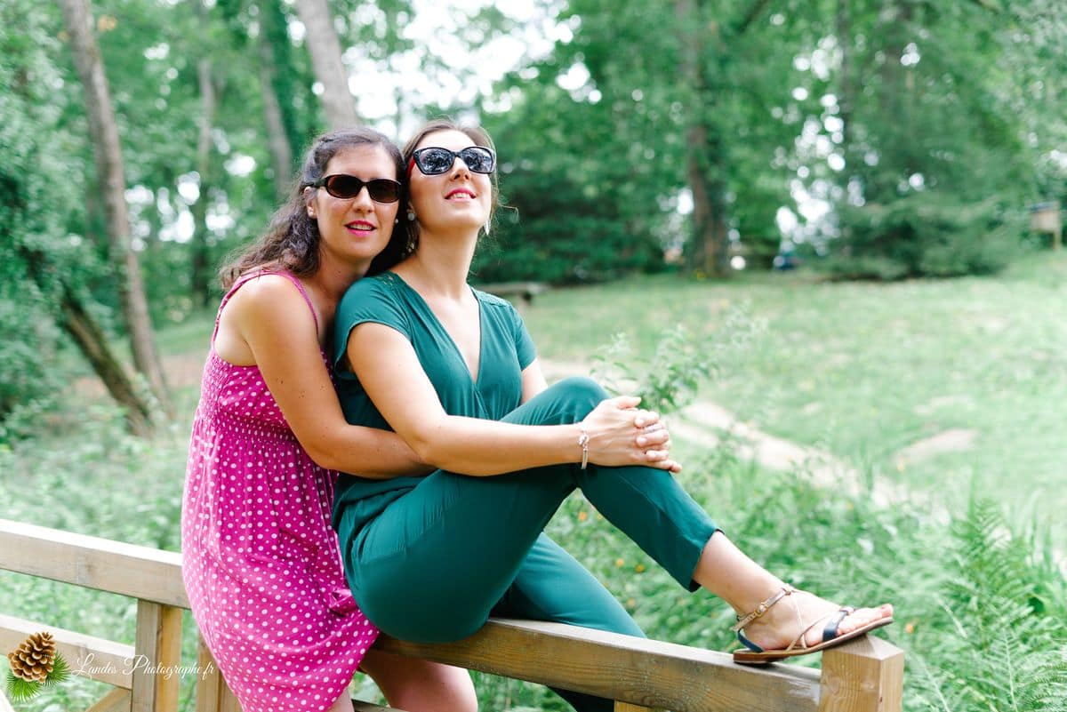 👭 Portrait de Sœurs : Mathilde et Laurence au Bois de Fontaine Mathilde et Laurence