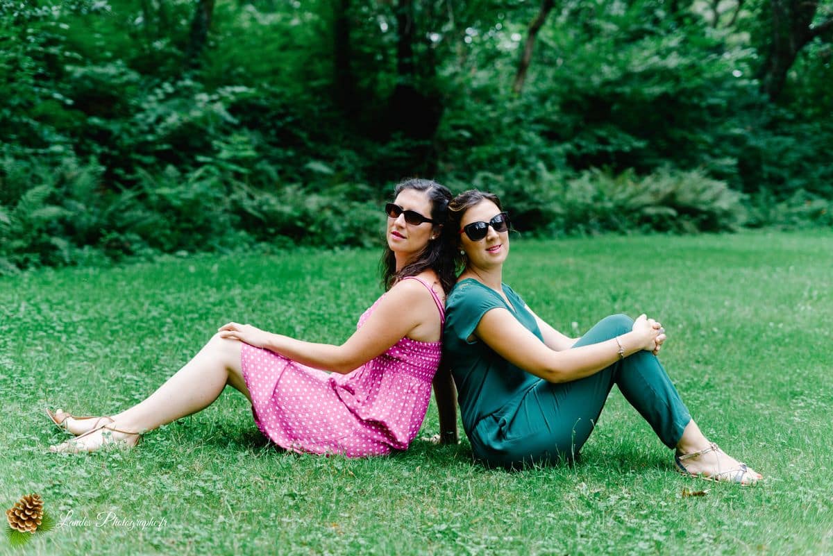👭 Portrait de Sœurs : Mathilde et Laurence au Bois de Fontaine Mathilde et Laurence
