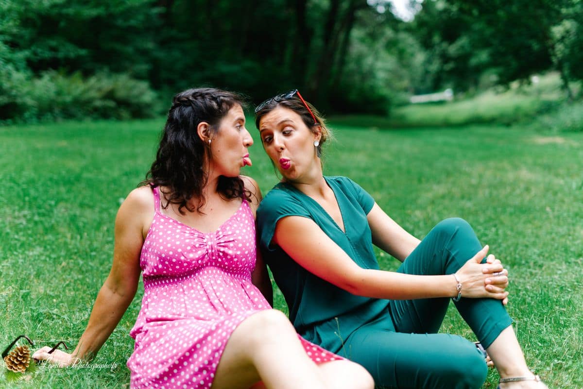 👭 Portrait de Sœurs : Mathilde et Laurence au Bois de Fontaine Mathilde et Laurence