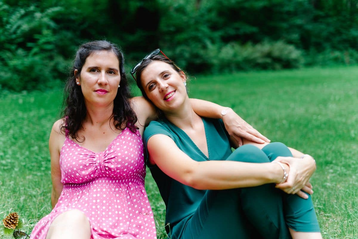 👭 Portrait de Sœurs : Mathilde et Laurence au Bois de Fontaine Mathilde et Laurence