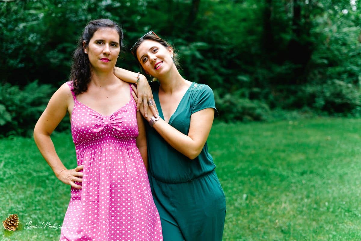 👭 Portrait de Sœurs : Mathilde et Laurence au Bois de Fontaine Mathilde et Laurence