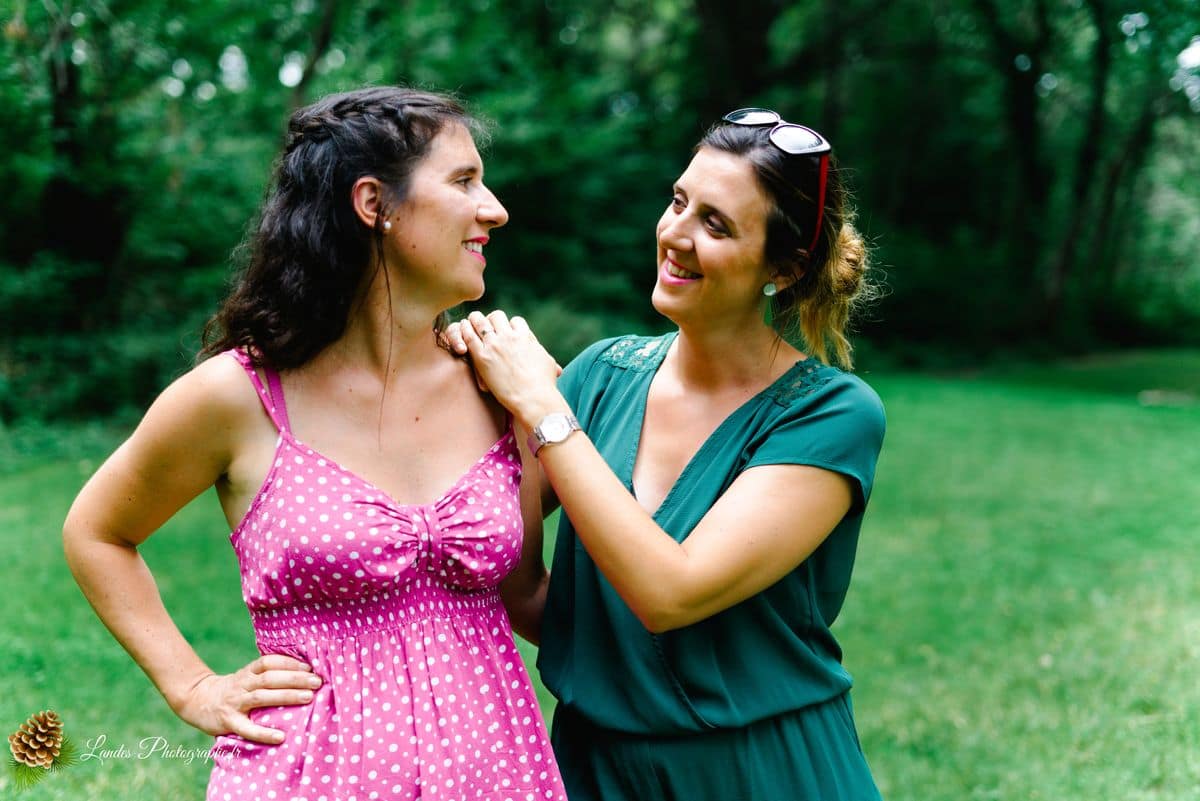 👭 Portrait de Sœurs : Mathilde et Laurence au Bois de Fontaine Mathilde et Laurence