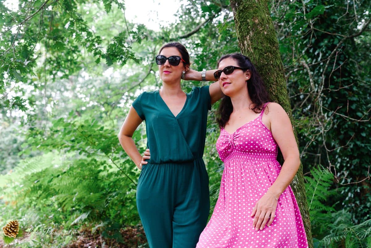 👭 Portrait de Sœurs : Mathilde et Laurence au Bois de Fontaine Mathilde et Laurence