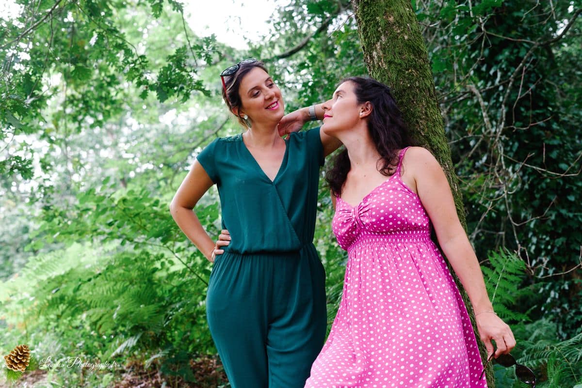 👭 Portrait de Sœurs : Mathilde et Laurence au Bois de Fontaine Mathilde et Laurence