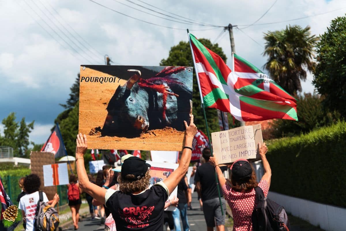 ✊ Manifestation pour l’abolition de la corrida à Saint-Vincent-de-Tyrosse Manifestation pour l’abolition de la corrida à Saint-Vincent-de-Tyrosse