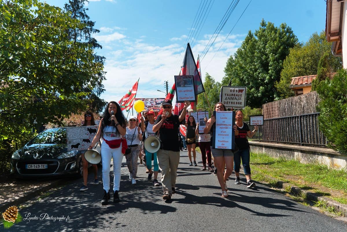 ✊ Manifestation pour l’abolition de la corrida à Saint-Vincent-de-Tyrosse Manifestation pour l’abolition de la corrida à Saint-Vincent-de-Tyrosse
