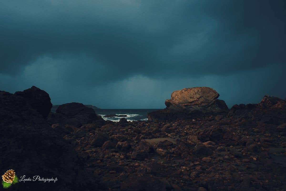 🌪️ Plage de Trez Rouz après la Tempête Claudio Plage de Trez Rouz après le passage de la tempête Claudio