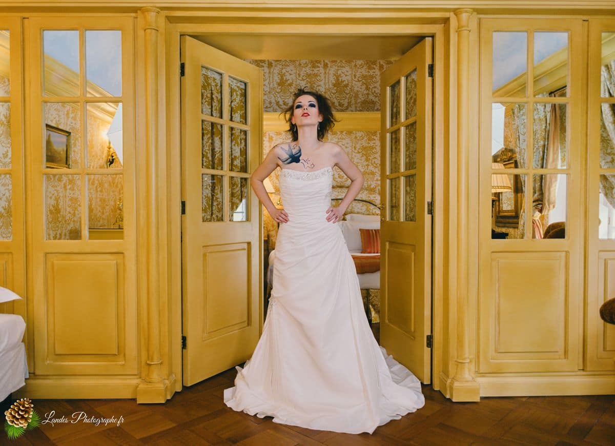 ✨ L'Élégance Intime : Séance Créateur de Robe de Mariée au Château de Mirambeau Agnès au Chateau de Mirambeau