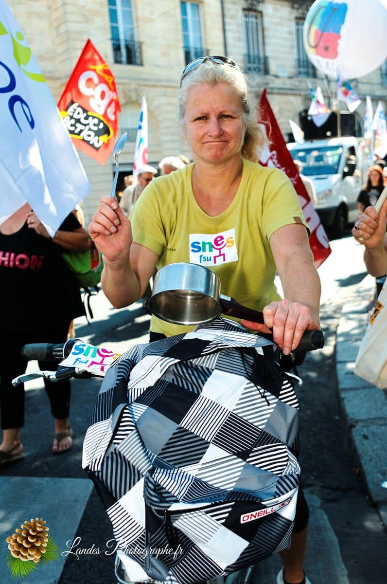 📢 Reportage pour Corbis/Getty Images : Journée d’Action de l’Enseignement à Bordeaux Journée d’action de l’enseignement