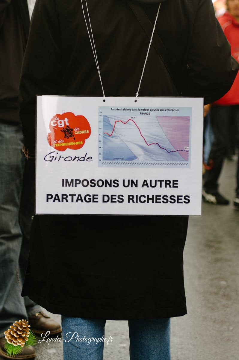 📰 Photojournalisme : Couverture de la Manifestation du 1er Mai à Bordeaux Manifestation du 1er Mai 2009