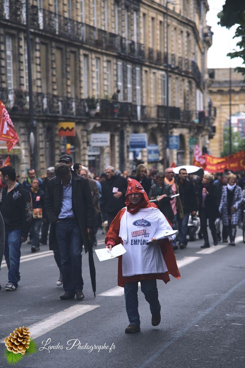 📰 Reportage pour Corbis-Images : Couverture de la Manifestation du 1er Mai 2013 à Bordeaux Manifestation du 1er Mai 2013 à Bordeaux
