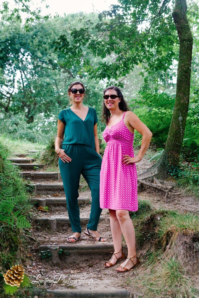 👭 Portrait de Sœurs : Mathilde et Laurence au Bois de Fontaine Mathilde et Laurence