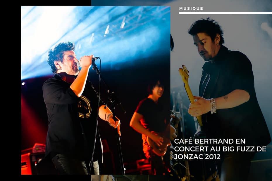 ☕ Café Bertrand au Big Fuzz 2012 : Le Rock Énergique en Charente-Maritime Café Bertrand en concert au Big Fuzz de Jonzac 2012