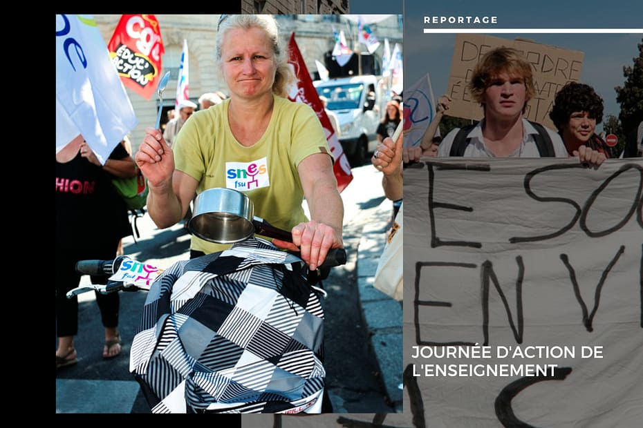 📢 Reportage pour Corbis/Getty Images : Journée d’Action de l’Enseignement à Bordeaux Journée d’action de l’enseignement