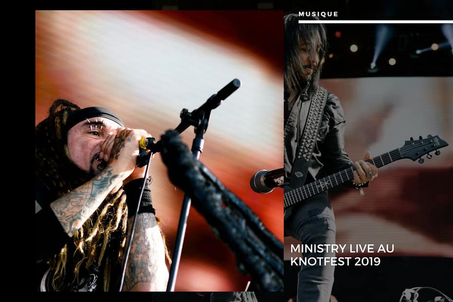 🤘 Ministry en Scène : L'Explosion Industrielle au Knotfest 2019 à Clisson Ministry live au Knotfest 2019