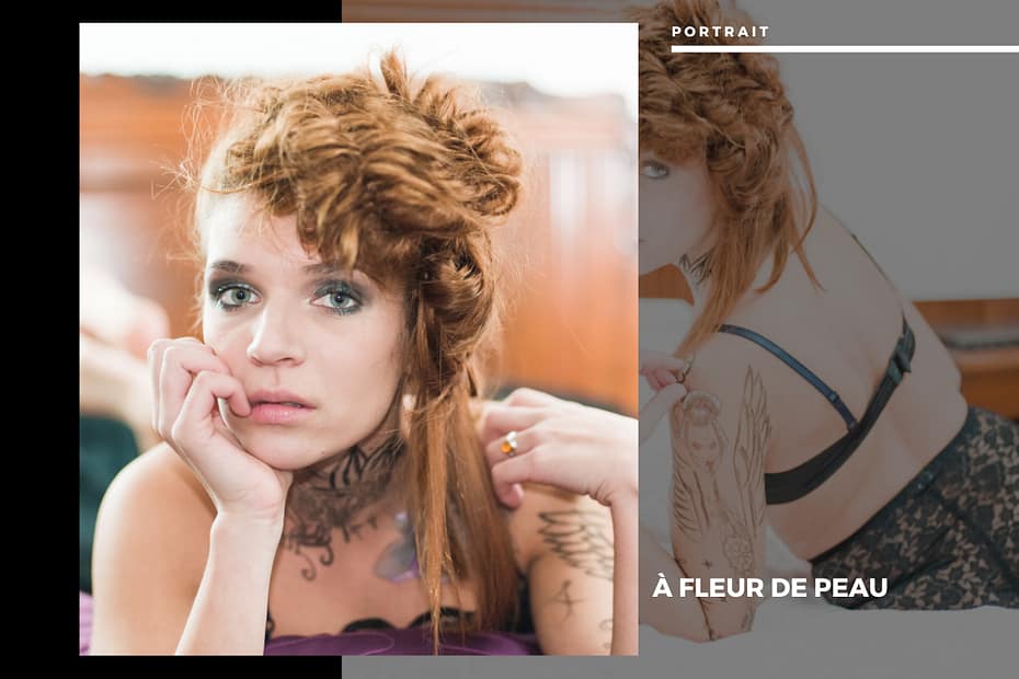 📸 Séance Photo "À Fleur de Peau" avec la modèle Fleur à Fleur de peau
