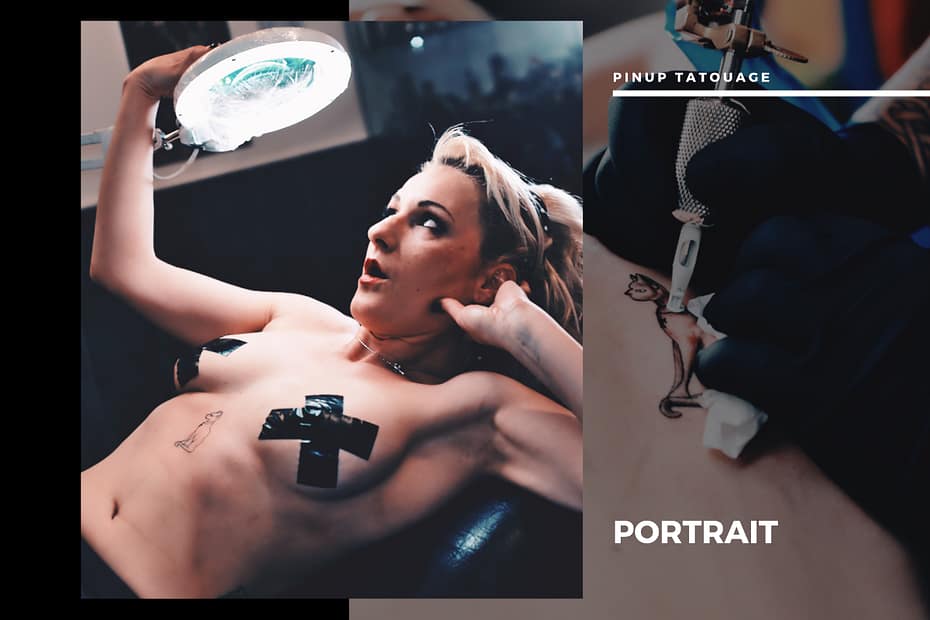 💄 Pinup Tatouage : Séance Portrait avec Cathy au Crab Tattoo à Pessac Pinup tatouage
