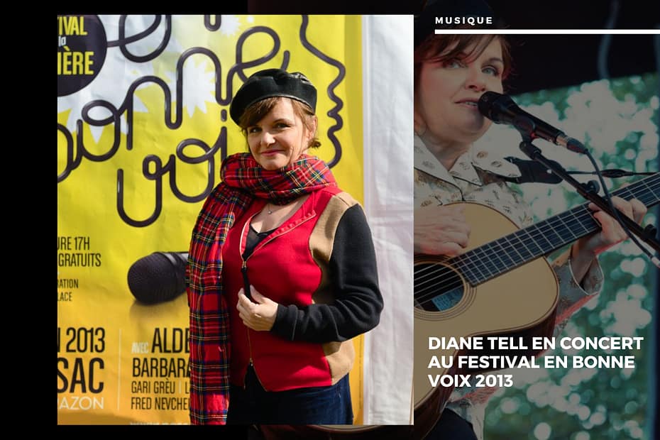 🎸 Diane Tell : L'Intimité Capturée au Festival En Bonne Voix 2013 Diane Tell en concert au Festival En Bonne Voix 2013