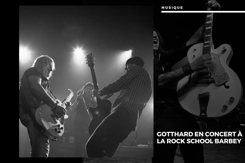 🔥 Rock Puissance : Gotthard en Concert Électrique à la Rock School Barbey Gotthard en concert à la Rock School Barbey