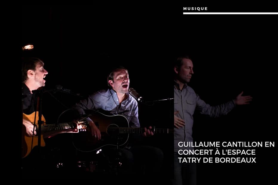 🎶 Guillaume Cantillon : L'Intimité de la Chanson Française à Bordeaux Guillaume Cantillon en concert à l’Espace Tatry de Bordeaux