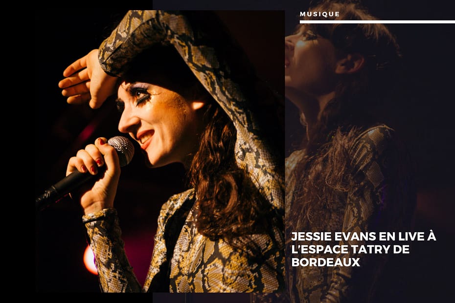 🎷 Jessie Evans : Live Électro-Pop Explosif à l'Espace Tatry Jessie Evans en live à l’Espace Tatry de Bordeaux