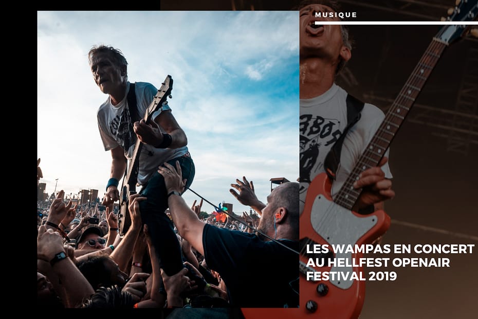 Les Wampas en concert au Hellfest openair festival 2019