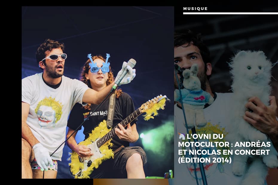 🦄 L'Ovni du Motocultor : Andréas et Nicolas en concert (Édition 2014)